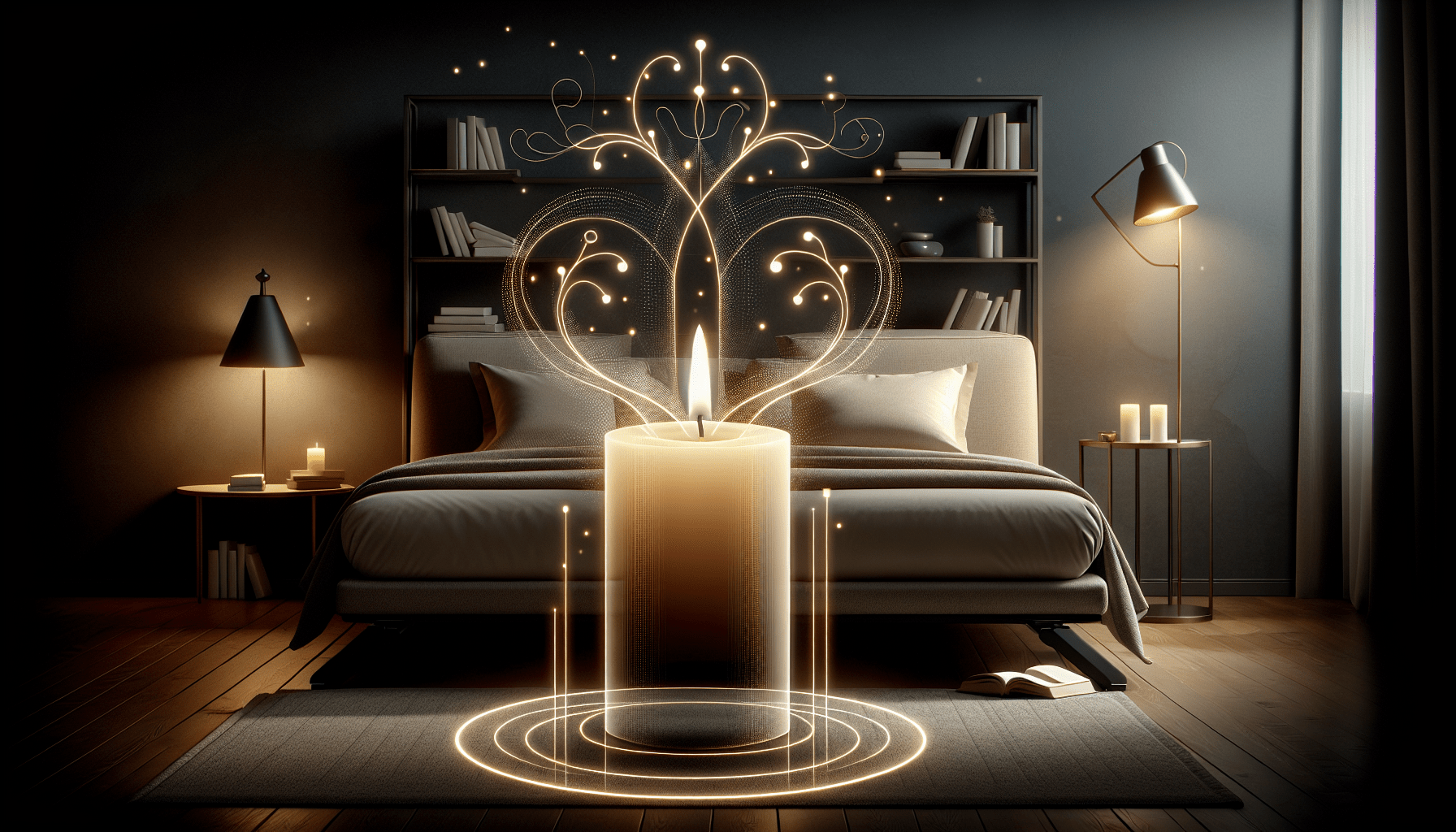 Adjustable Bed Candles: Setting A Relaxing Mood