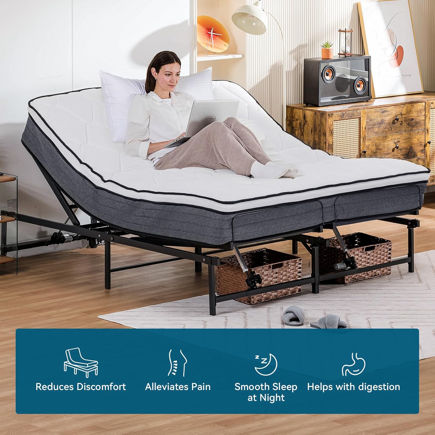 COMHOMA Adjustable Bed Frame Review