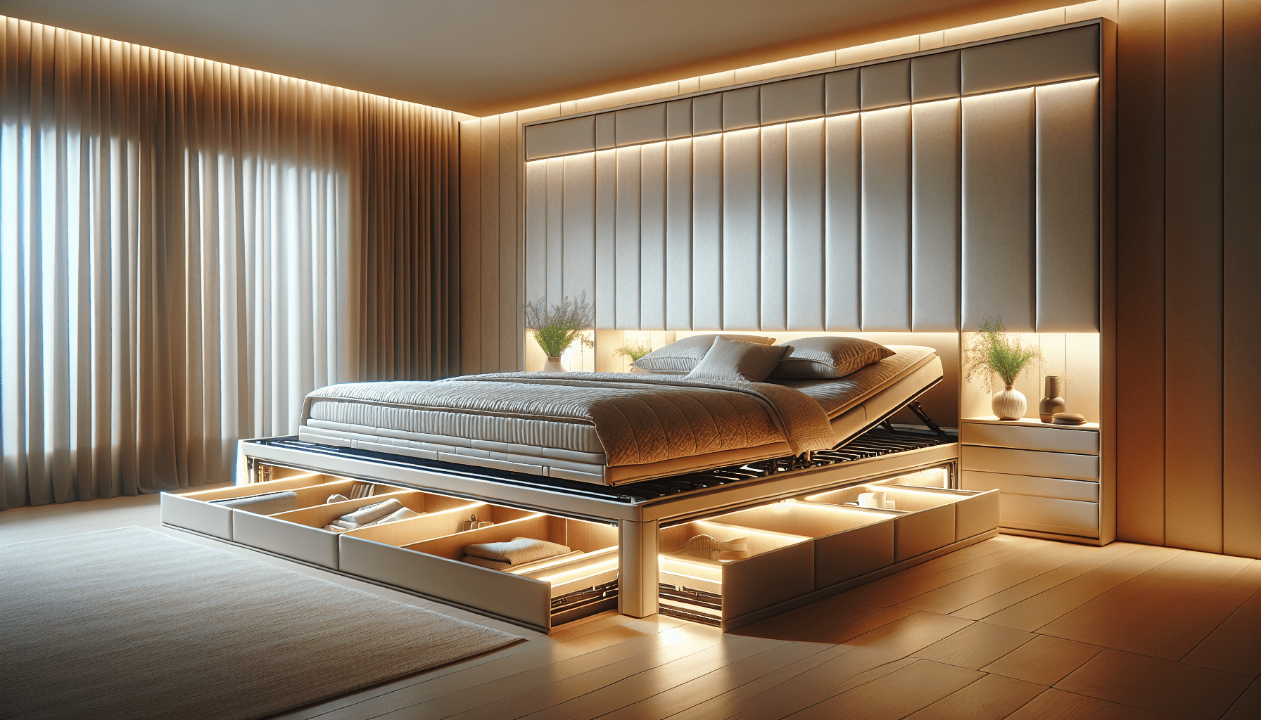 Maximize Storage Space With Adjustable Bed Storage Solutions