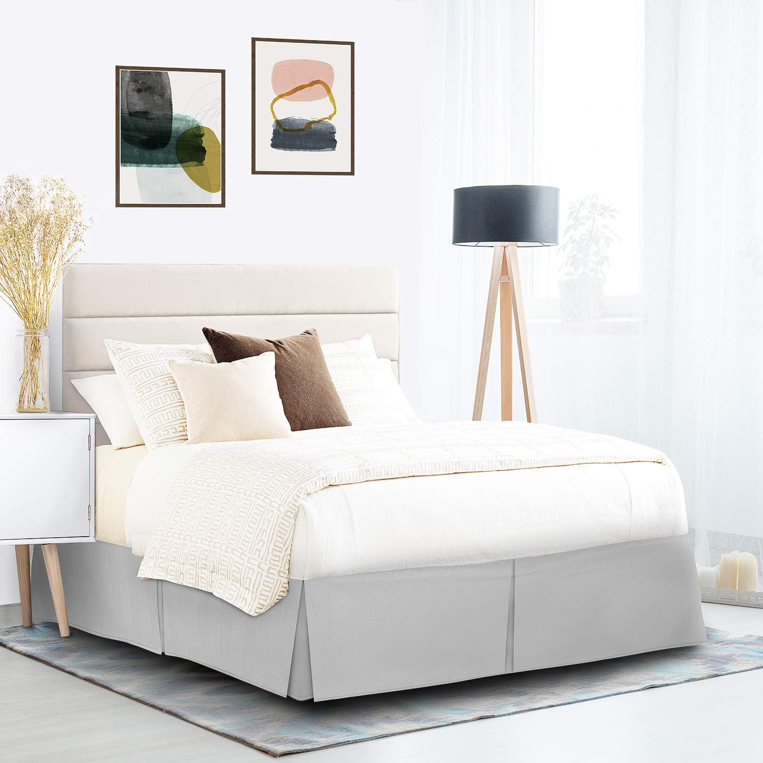 Nestl Silver Bed Skirt King Size Review